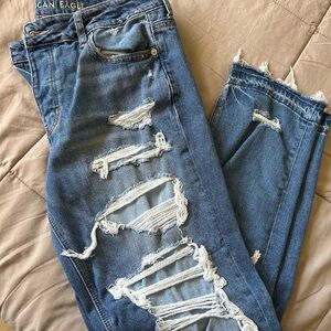 American Eagle Outfitters Blue Straight Leg Jeans